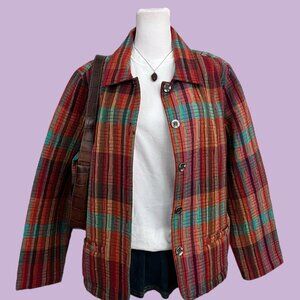 y2k geometric quirky mod downtown it girl light weight jacket